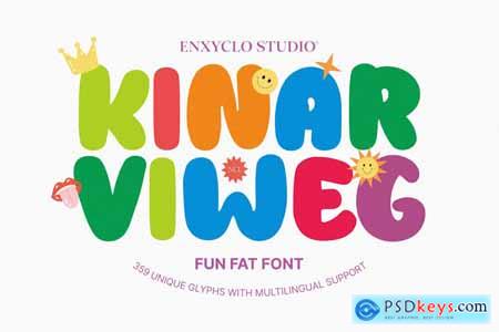 NCL Kinar Viweg - Fun Fat Handwritten Font