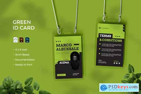 Black Green - ID Card