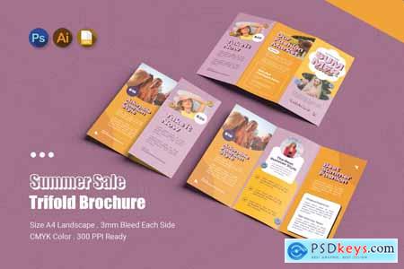 Summer Sale Trifold Brochure
