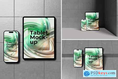 Tablet and Smartphone Mockup