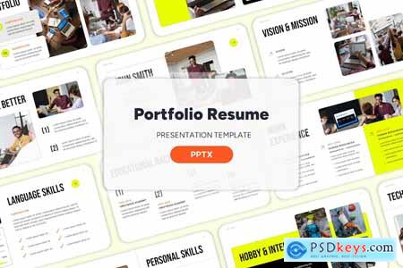 Portfolio Resume - Powerpoint Templates