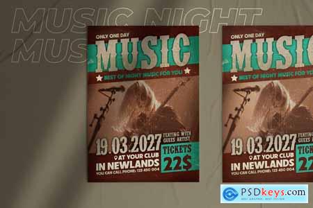 Night Music Festival Flyer