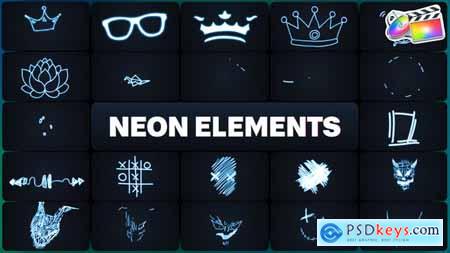 Neon Elements for FCPX 50742123