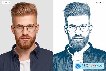 Vector Effect Photoshop Action