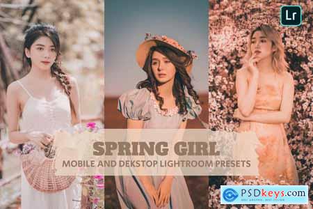 Spring Girl Lightroom Presets Dekstop and Mobile