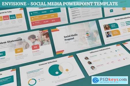 Envisione - Social Media Powerpoint Template