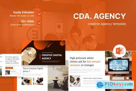 CDA  Creative Agency Powerpoint Template