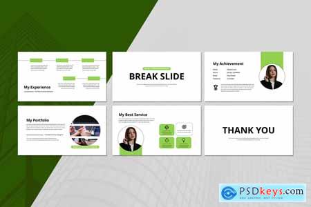 CV and Resume Presentation - PowerPoint Template