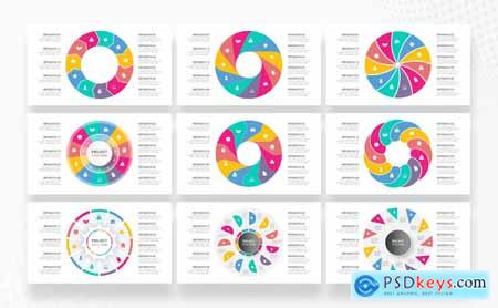 11 Steps Cycle Infographics PowerPoint Template