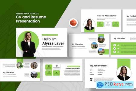 CV and Resume Presentation - PowerPoint Template