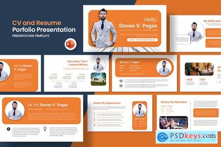 CV and Resume Portfolio Presentation - PowerPoint