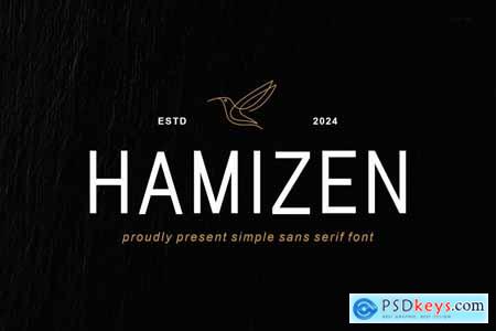 Hamizen - Simple & Modern Sans Serif