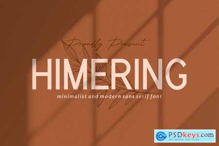 Himering - Minimalist & Modern Sans Serif