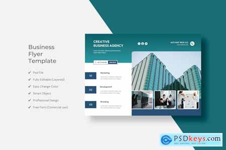 Business Flyer Template Design FZQY8W4