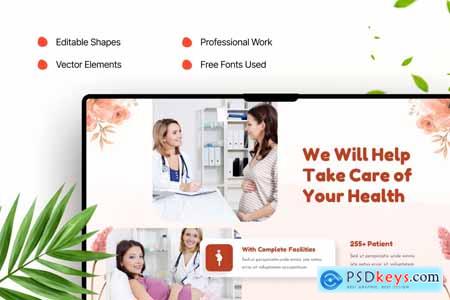 Aesthetic Pregnancy Clinic PowerPoint Template