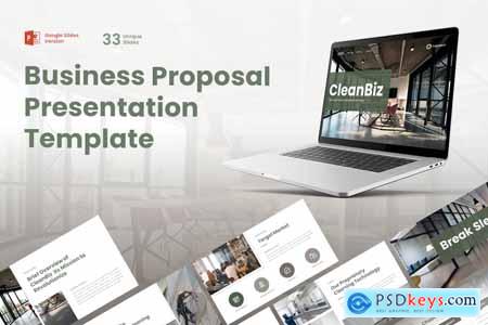 CleanBiz - Business Proposal PowerPoint Template