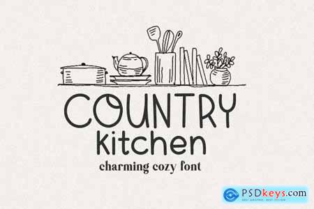 Country Kitchen Farmhouse Font