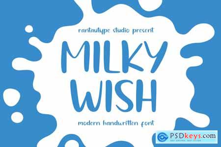 Milky Wish Playful Font