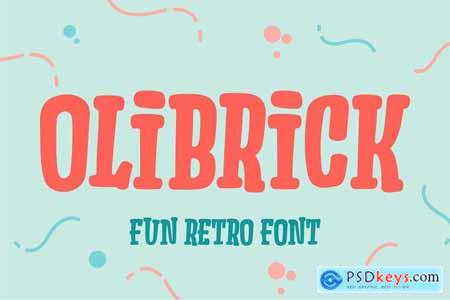 Olibrick - Fun Retro Font