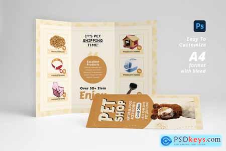 Pet Shop Trifold Brochure