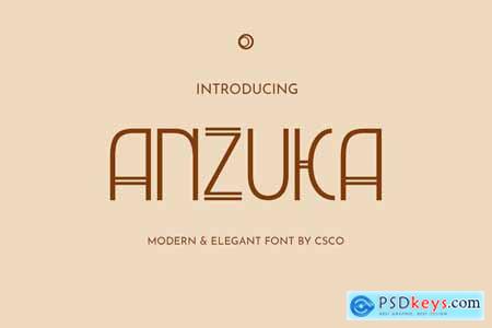 Anzuka  Modern Sans Serif
