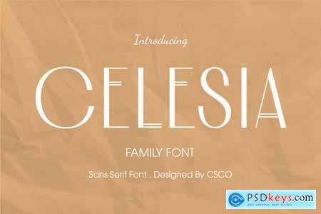 Celesia  Modern Sans Serif
