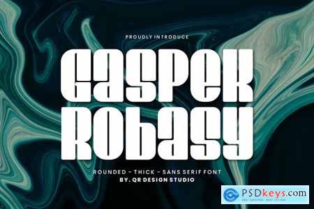 Gaspek Robasy - Rounded & Thick Font