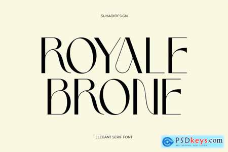 Royale Brone Elegant Stylish Serif Font