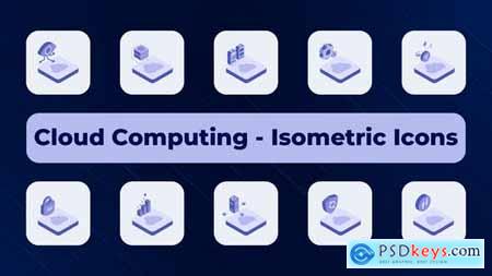 Cloud Computing - Isometric Icons 51159340
