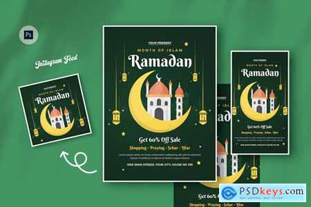 Holiest Ramadan Kareem Flyer Template