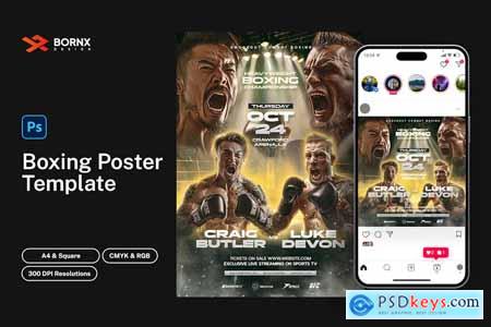 Boxing Poster Template