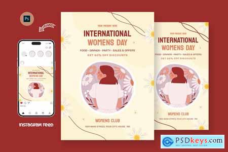 Hoping Womens Day Flyer Design Template