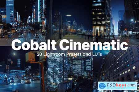 20 Cobalt Cinematic Lightroom Presets and LUTs