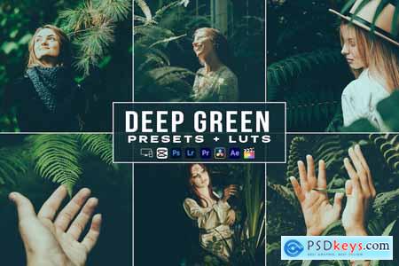 Deep Green Presets - luts Videos Premiere Pro