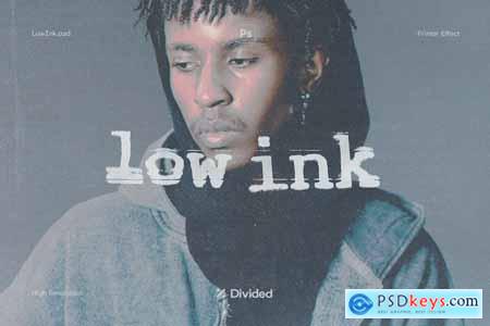 Low Ink Printer Effect