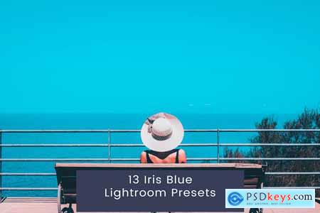 13 Iris Blue Lightroom Presets