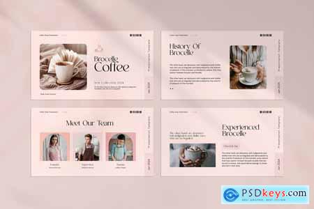 Brocelle Coffee PowerPoint Presentation Template