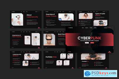 Cyberpunk - Cybersecurity Powerpoint