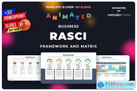 Animated RASCI Framework & Matrix PowerPoint Templ