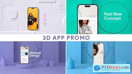App Promo Minimal 3D 51106578