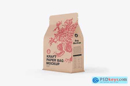 Classic Paper Food Bag Mockup
