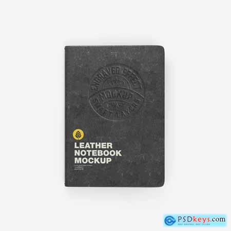 Classic Leather Notebook Mockup
