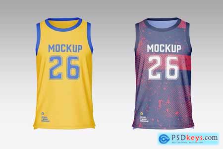 Uniform Basketball Jersey Mockup