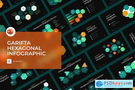 Hexagonal Infographic PowerPoint SKBY7JF