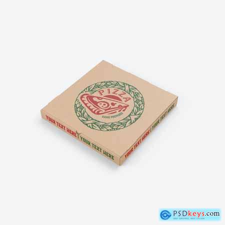 Classic Pizza Box Mockup
