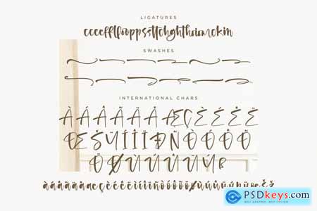 Gankchy Handwritten Script Font