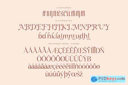 Nagista Modern Serif Font
