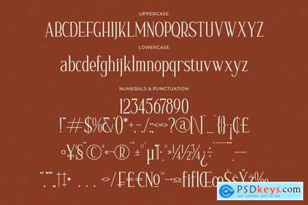 Nerhole Modern Serif Font