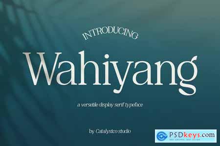 Wahiyang Display Serif Font