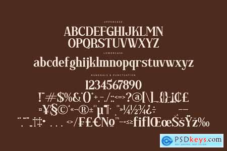 Regflina Modern Serif Font